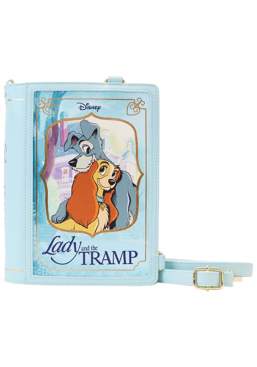 Loungefly Disney Lady and the Tramp Book Crossbody Bag