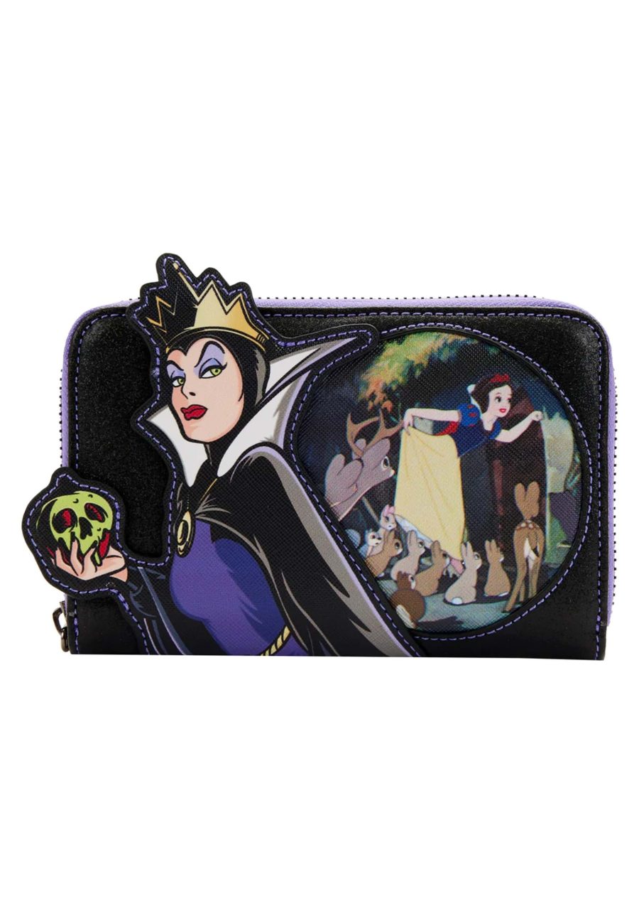 Loungefly Disney Villains Scene Evil Queen Ziparound Wallet