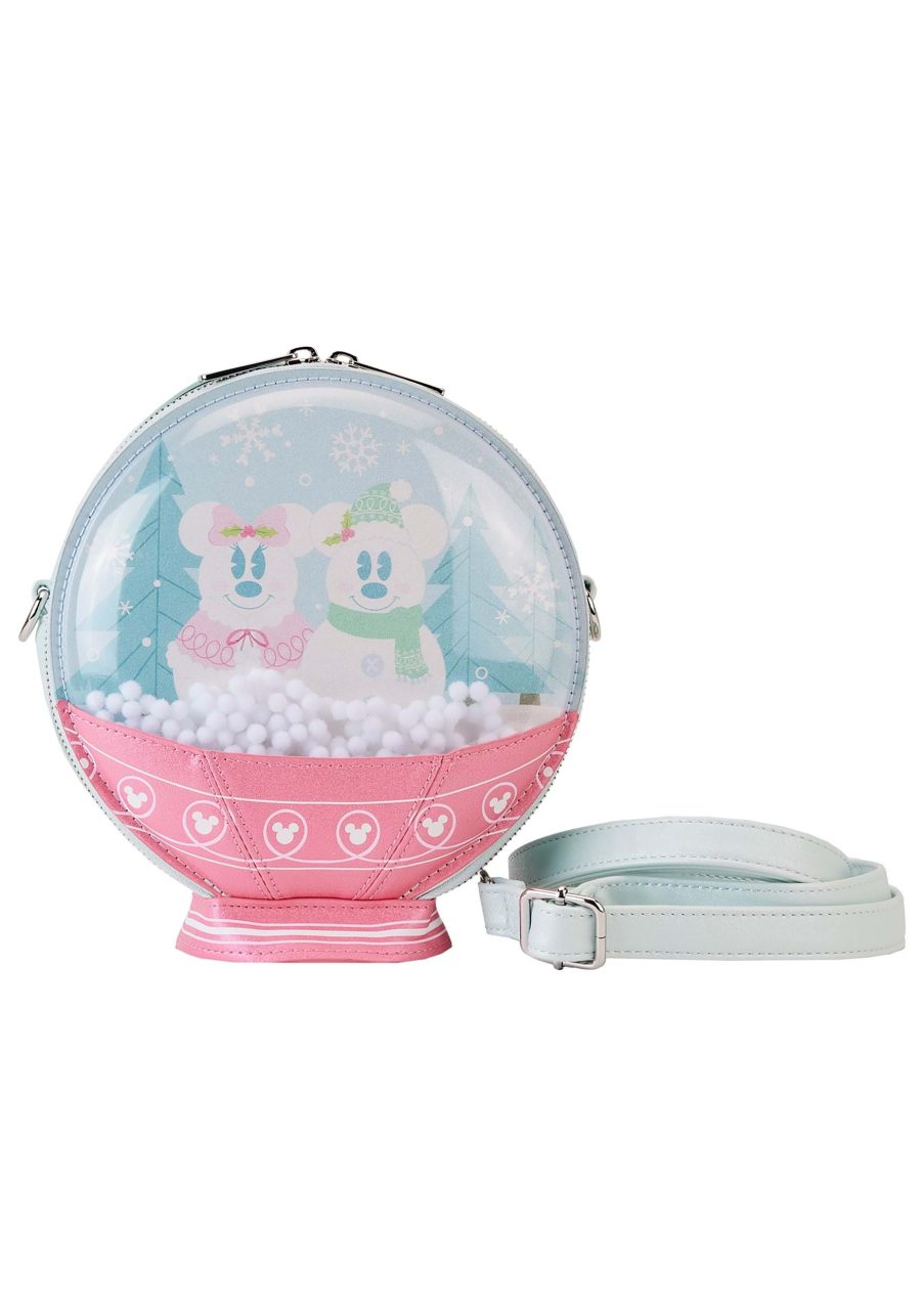 Loungefly Mickey & Friends Winter Snow Globe Crossbody Bag