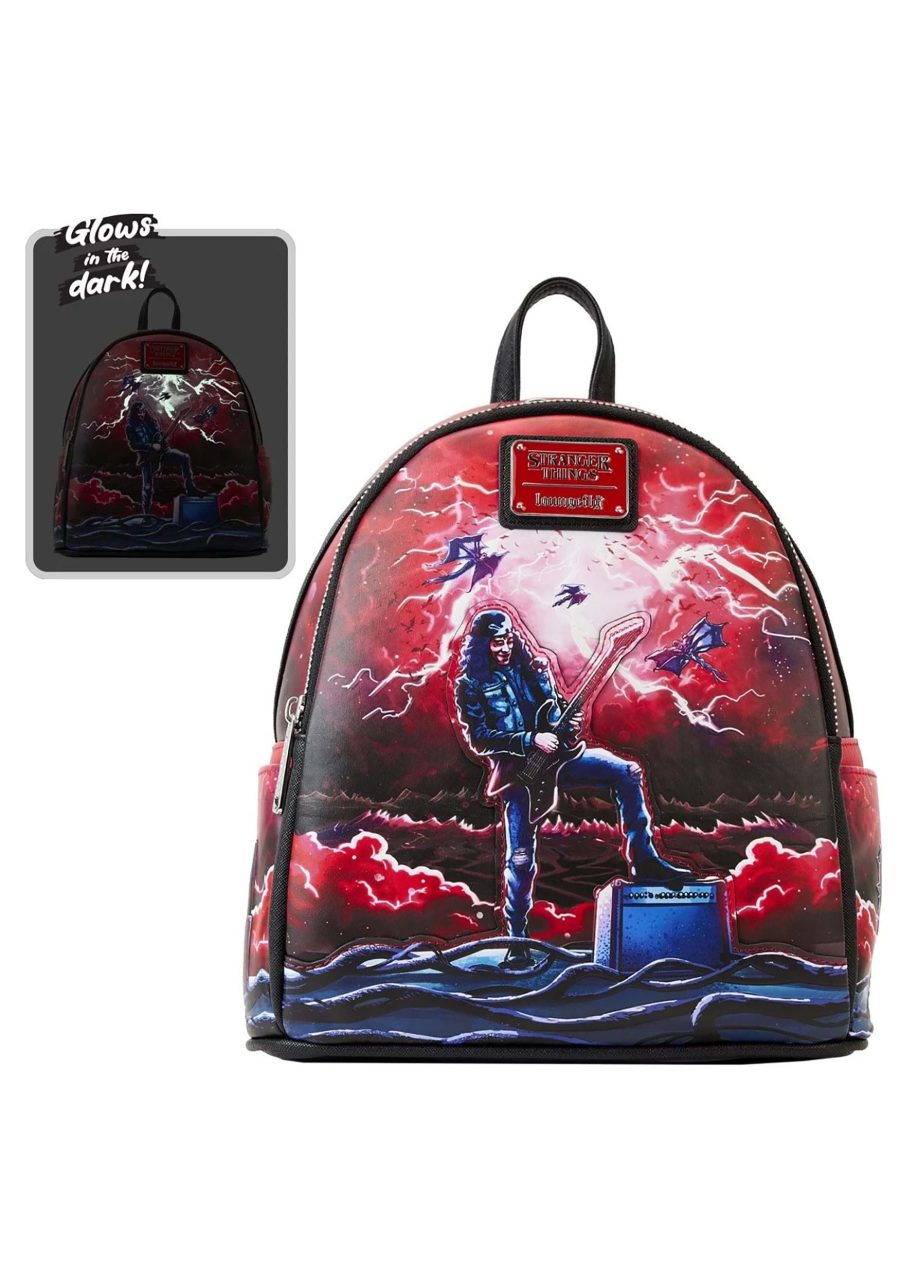 Loungefly Netflix Stranger Things Eddie Glow Mini Backpack