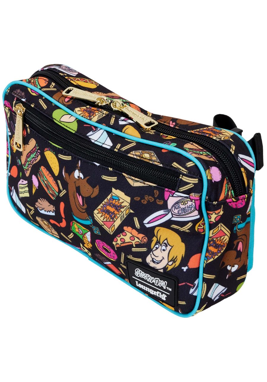 Loungefly Scooby Doo Munchies All-Over Print Nylon Belt Bag