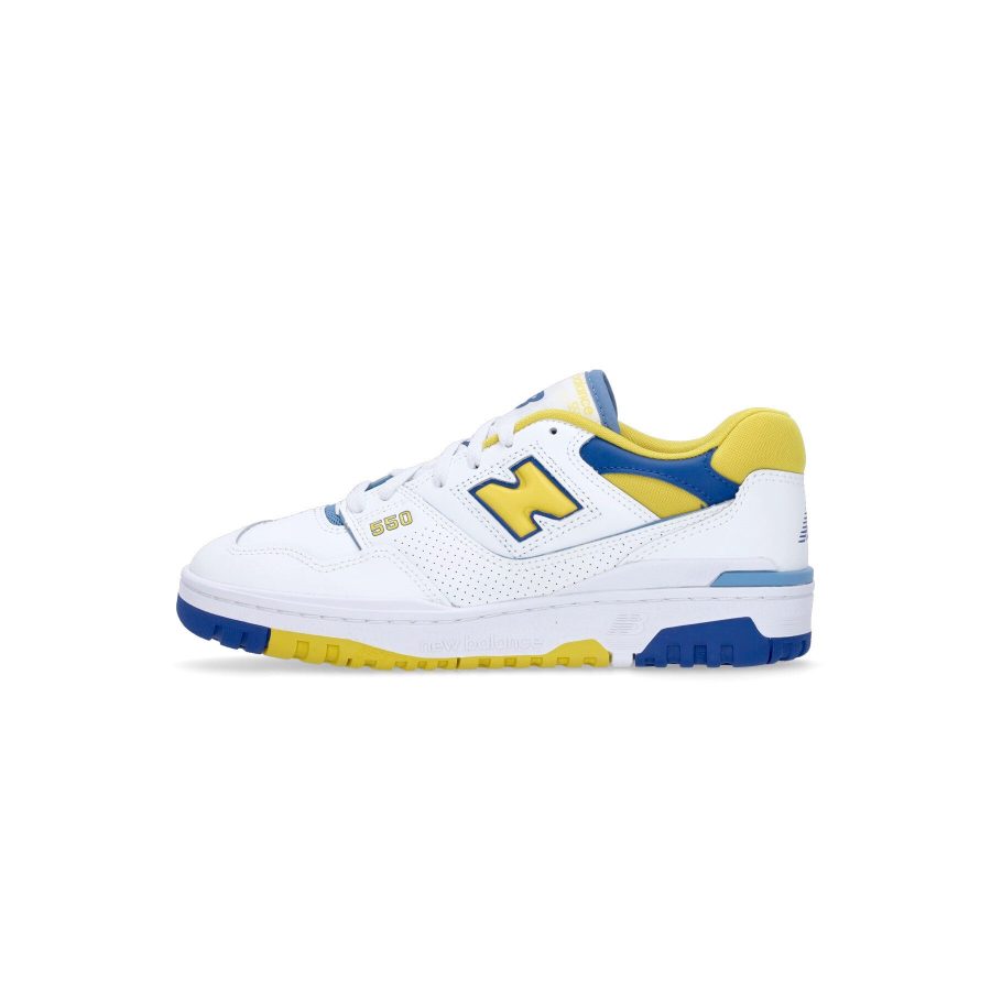 Low Men's Shoe 550 White/yellow/blue