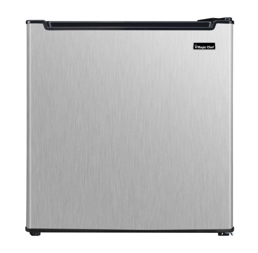 MAGIC CHEF MCAR170STE 1.7-Cu.-Ft. 90-Watt Stainless Steel Mini Refrigerator