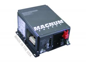 MAGNUM ME2012-20B-U 2000 WATT 12V INVERTER/100 AMP PFC, Inverts 9 To 16 Volt DC To 120 Volt AC; 2000 Continuous Watts; 100 Amps Continuous Output; 95 Percent Efficiency; With 2 AC Output; Without Volt/ Watt Meter; Remote On/Off Capable