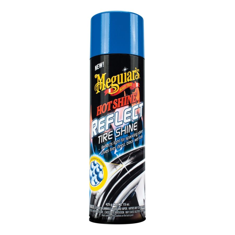 MEGUIARS G18715 HOT SHINE REFLECT, Use To Reflect Deep And Black Wet Look/ Sparkling Shine; 15 Ounce Aerosol Can