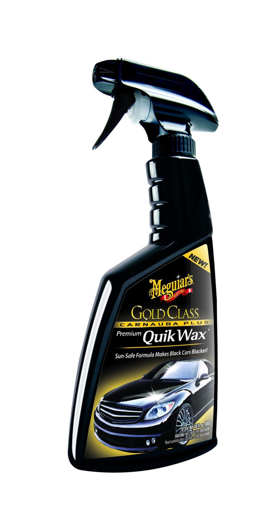 MEGUIARS G7716 Gold Class Carnauba Plus Premium Quik Wax - Premium Spray Wax for a High Gloss Finish - Easy Application Carnauba Wax - 16 Oz