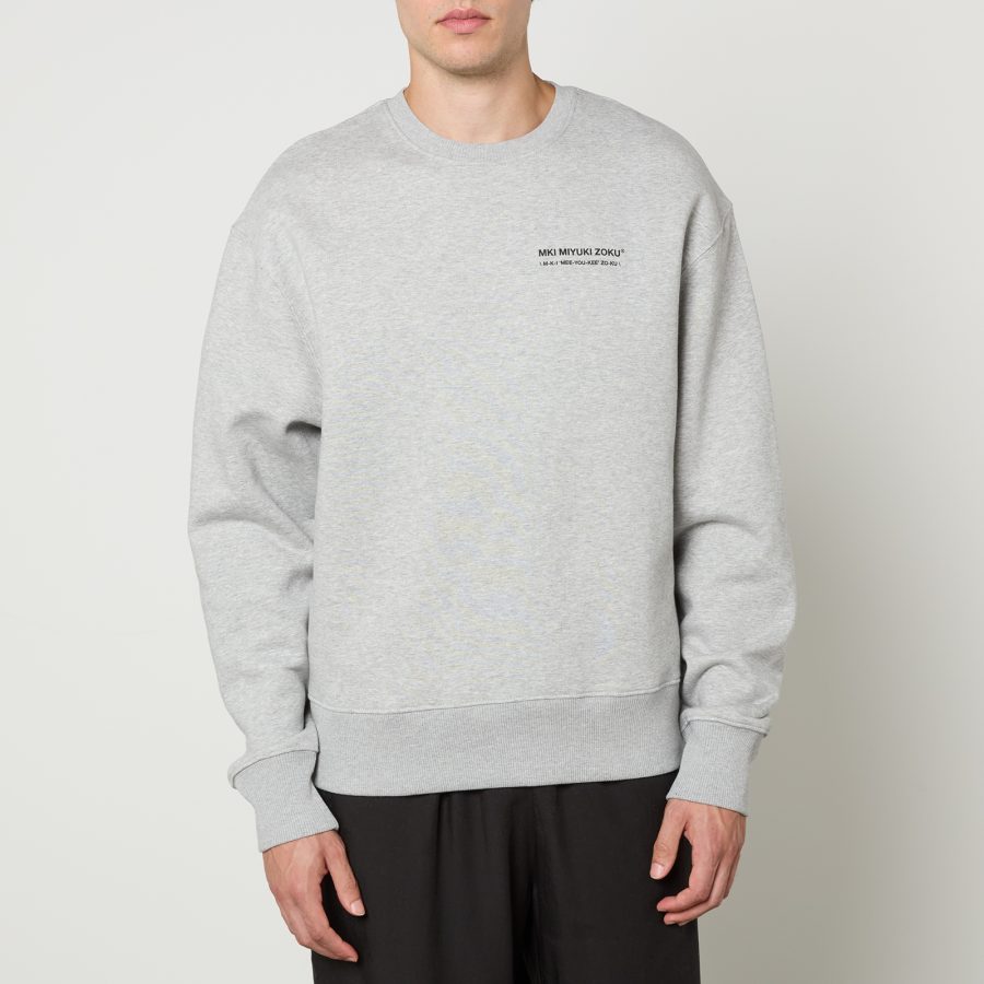 MKI MIYUKI ZOKU Phonetic Cotton-Blend Sweatshirt - L