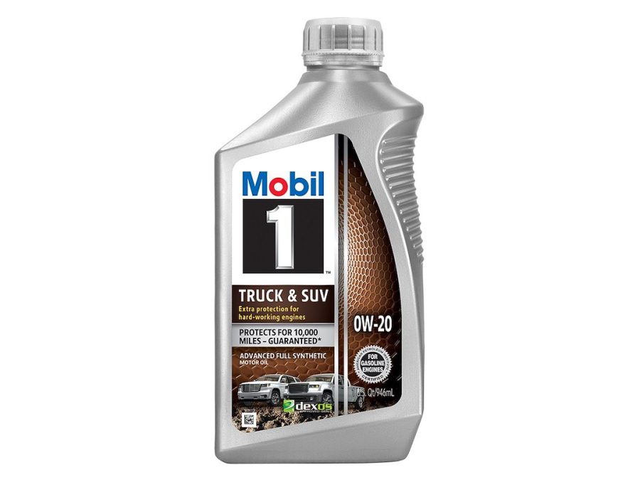 MOBIL 124592 MOBIL 1 TRUCK & SUV 0W-20 6X1QT., SAE 0W-20; Synthetic; 1 Quart Bottle (Case of 6)