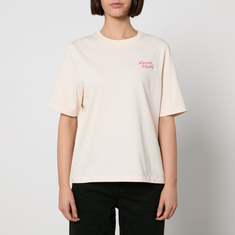 Maison Kitsuné Comfort Embroidered Cotton-Jersey T-Shirt - XXS