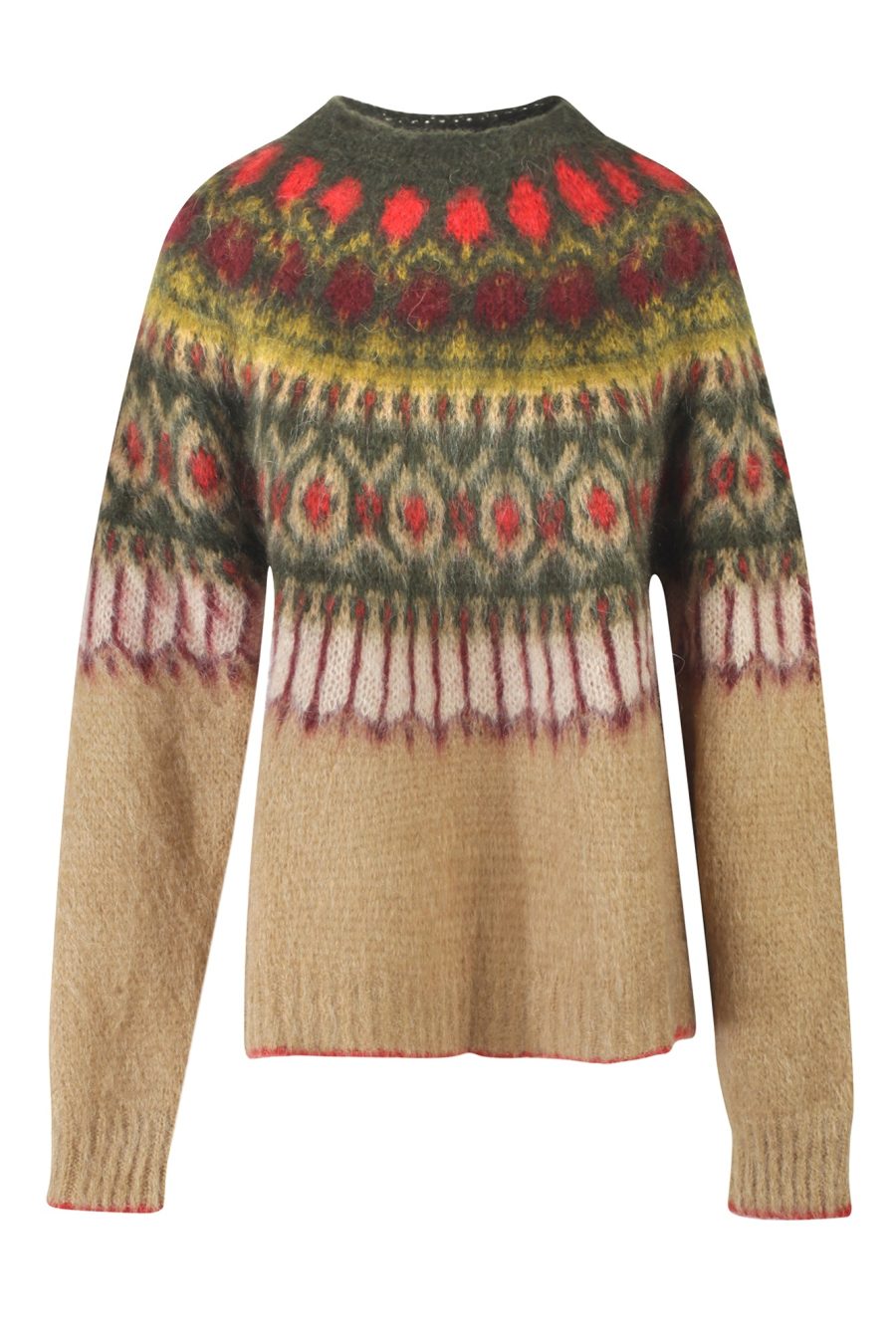 Maliparmi - Sweater - 440901 - Green/Beige