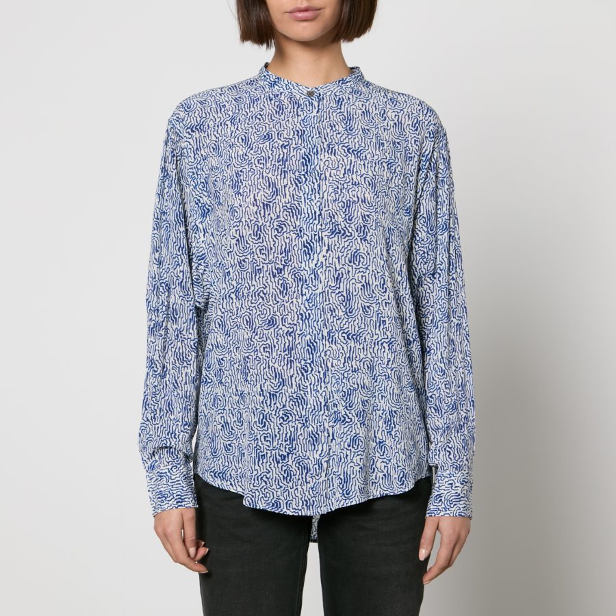 Marant Etoile Catchell Printed Chiffon Shirt - FR 36/UK 8