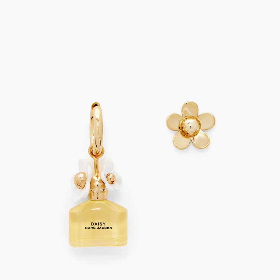 Marc Jacobs Women'sMini Icon Daisy Earrings - Gold/Yellow