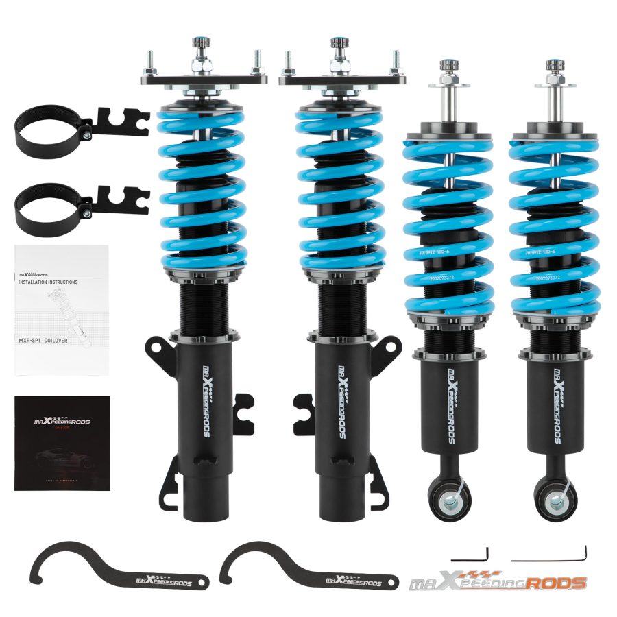 Maxpeedingrods COT6 Coilover Suspension compatible for Mini Cooper S R50 R52 R53 01-07 compatible for FWD lowering kit