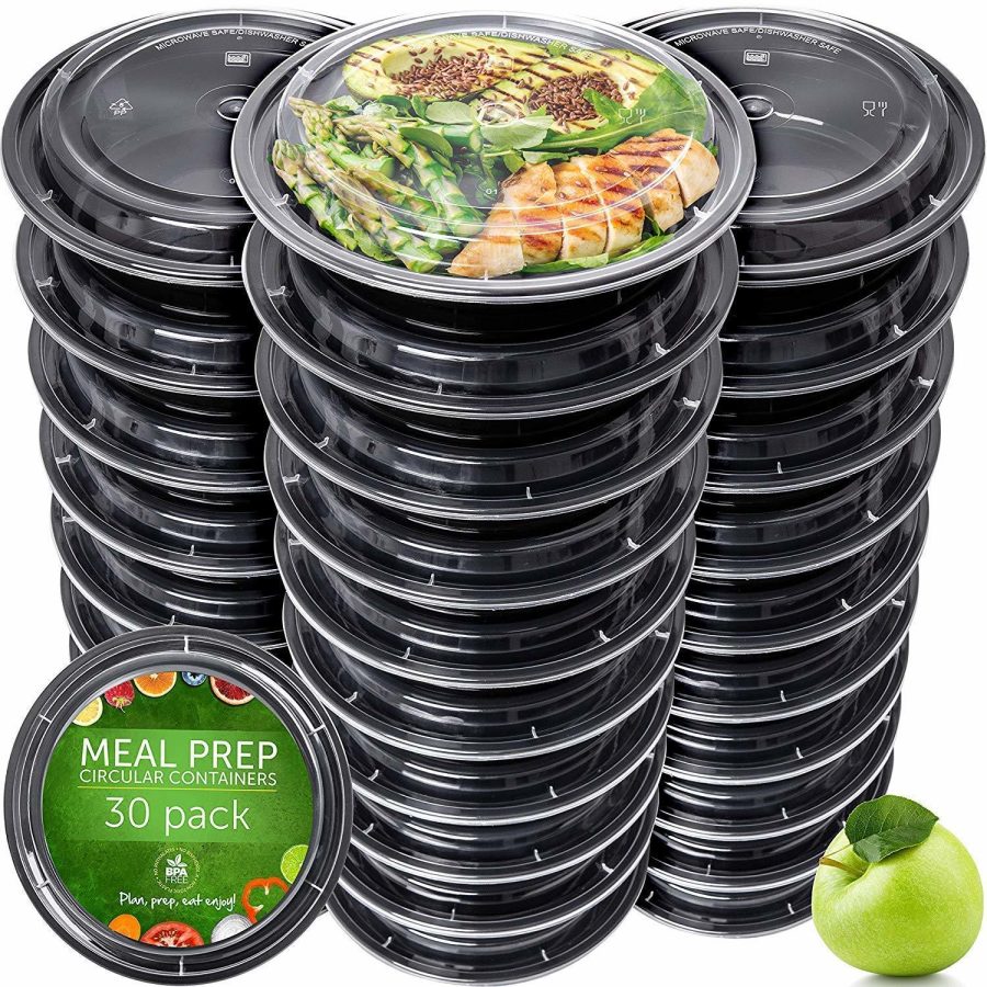 Meal Prep Containers - Reusable With Lids - Disposable Food Containers Meal Prep