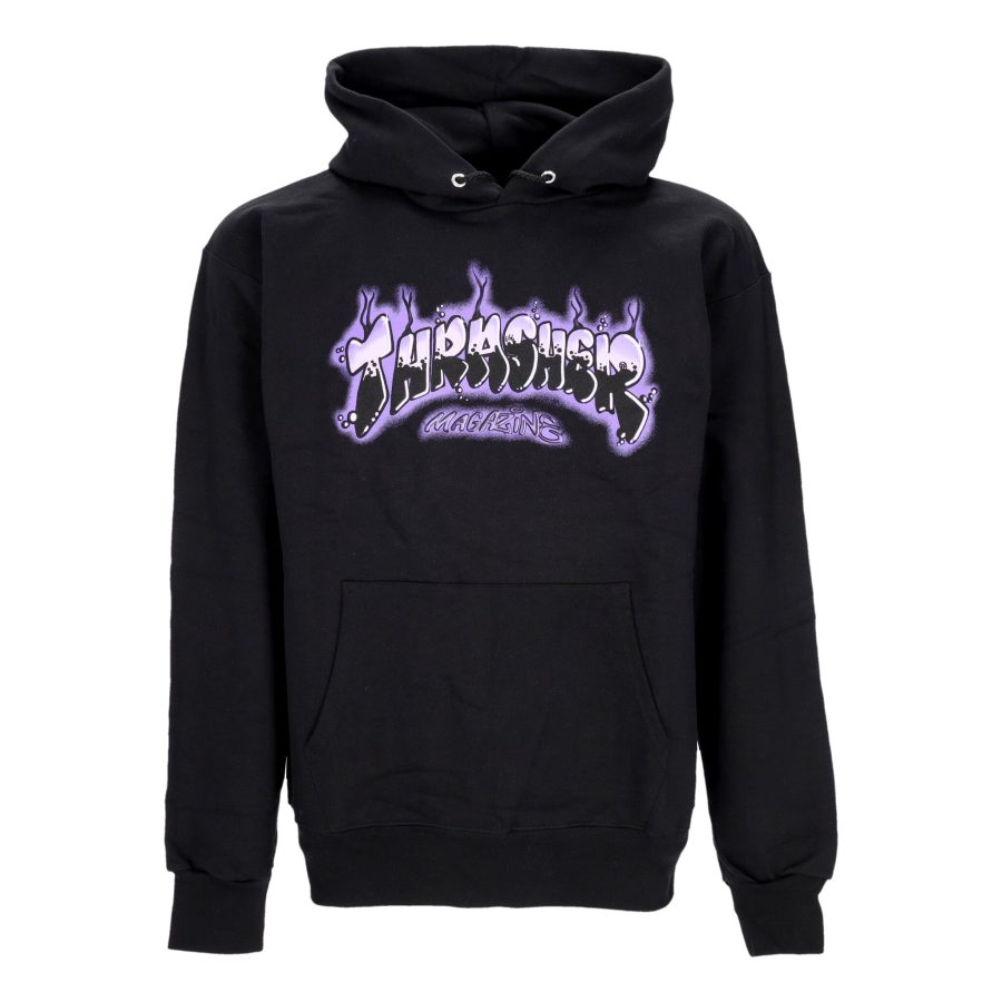 Men's Airbrush Hoodie Black/purple