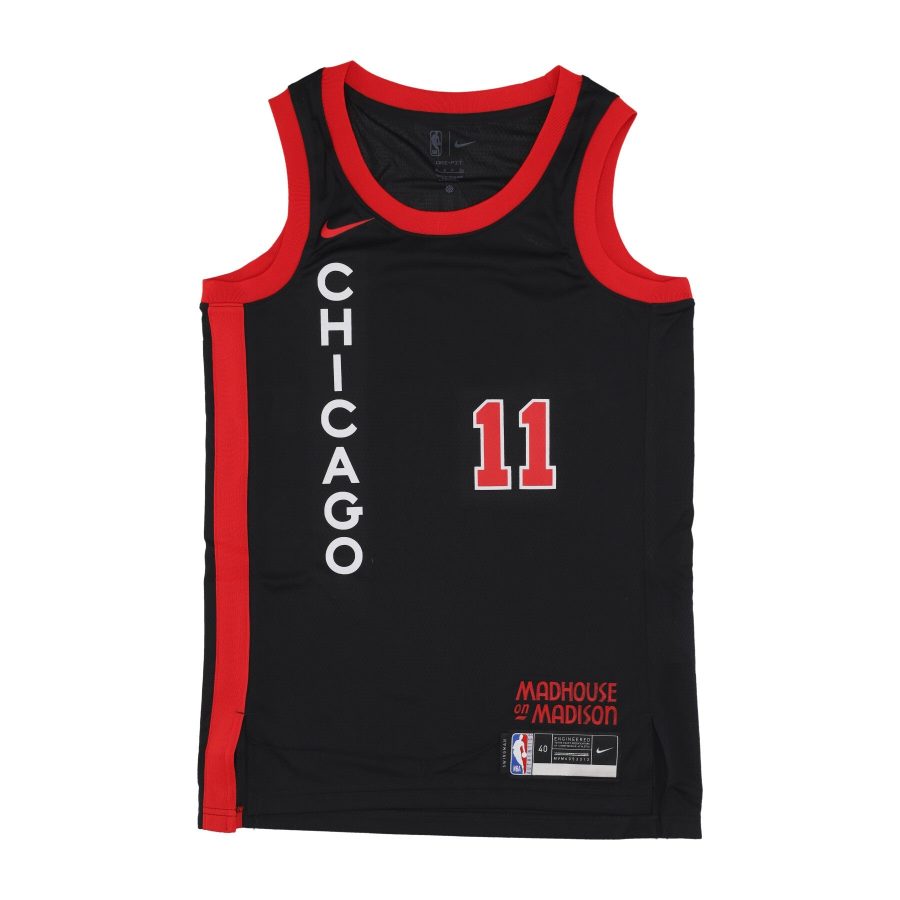 Men's Basketball Tank Top Nba City Edition 2023/24 Swingman Jersey No 11 Demar Derozan Chibul Black/university Red