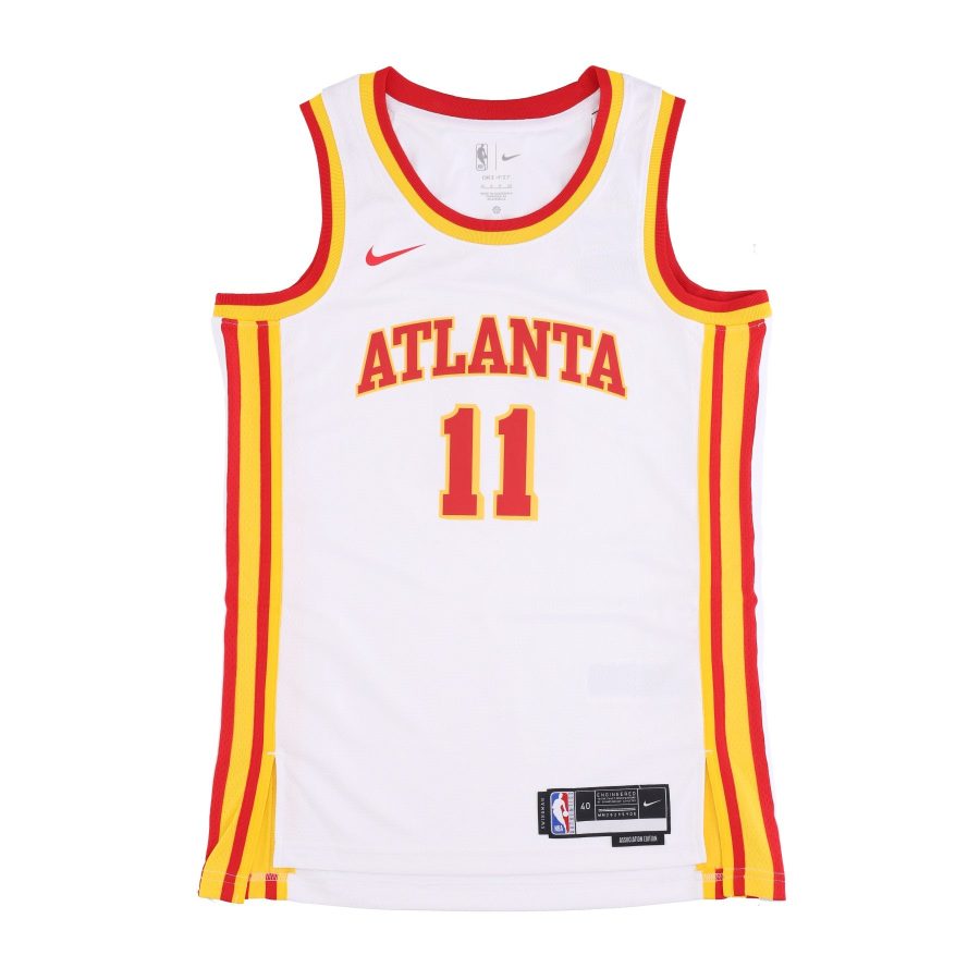 Men's Basketball Tank Top Nba Dri-fit Swingman Jersey Association Edition 2022/23 No 11 Trae Young Atlhaw White