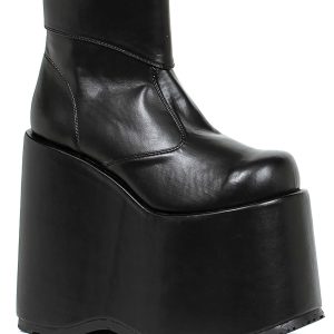 Men's Black Monster Platform Shoes