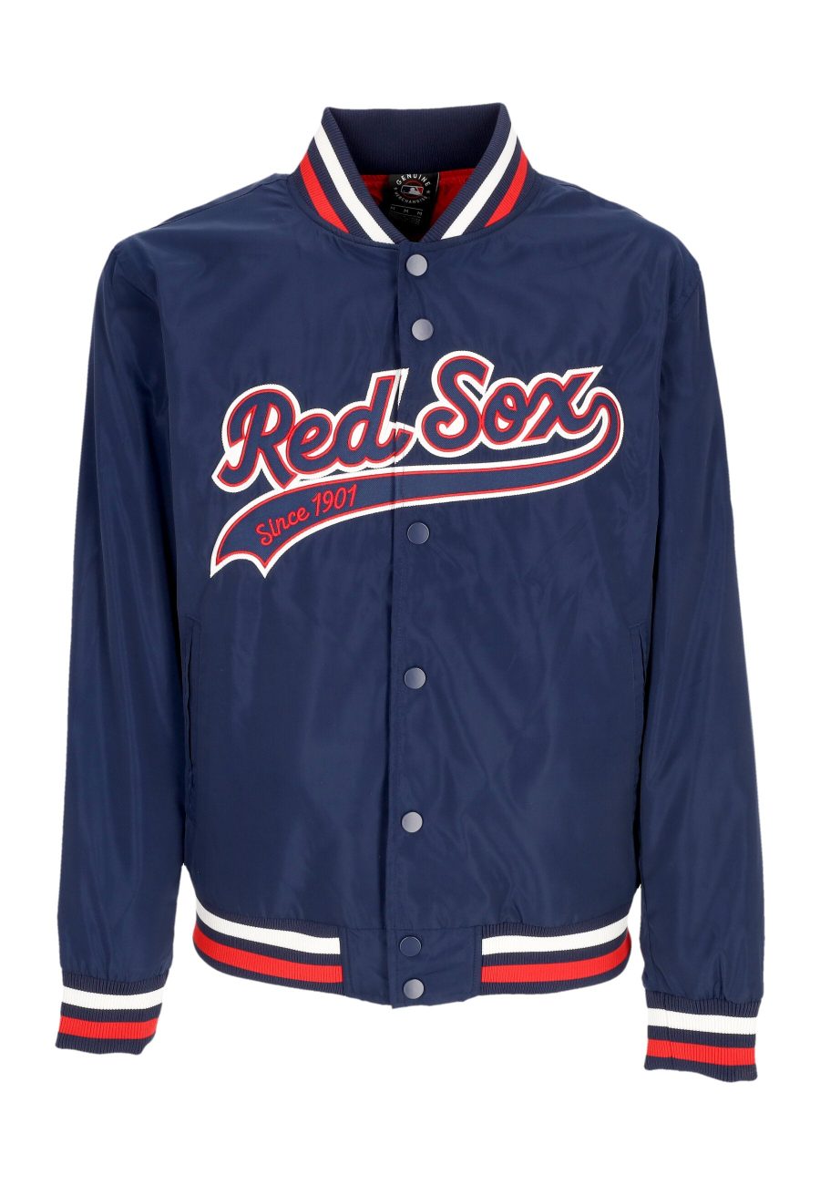 Men's Bomber Jacket Mlb Sateen Jacket Bosred Original Team Colors