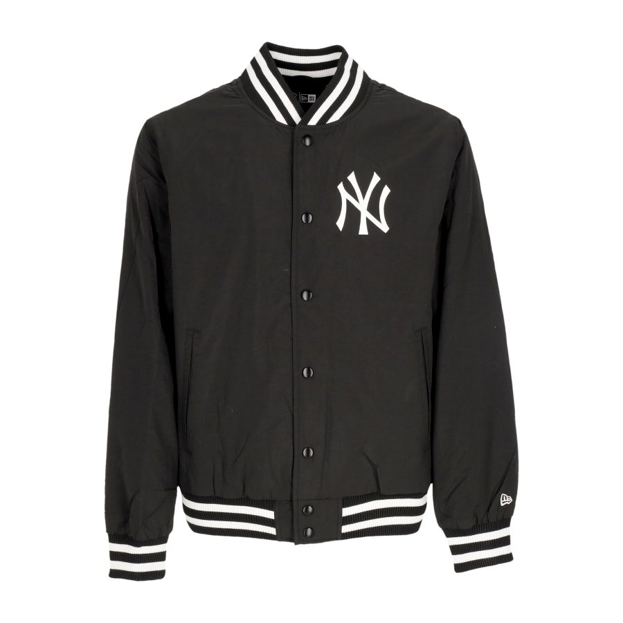 Men's Bomber Jacket Mlb Team Wordmark Bomber Neyyan Black/white