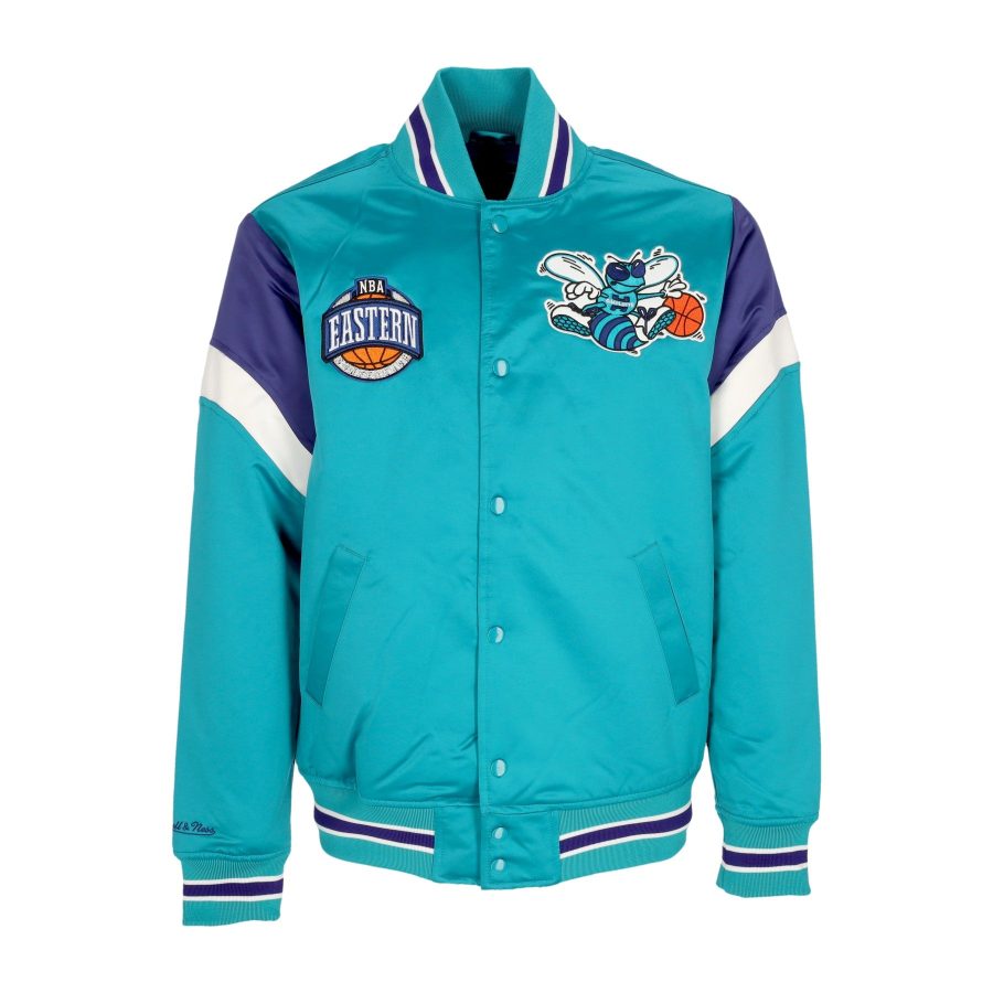 Men's Bomber Jacket NBA Heavyweight Satin Jacket Chahor Original Team Colors