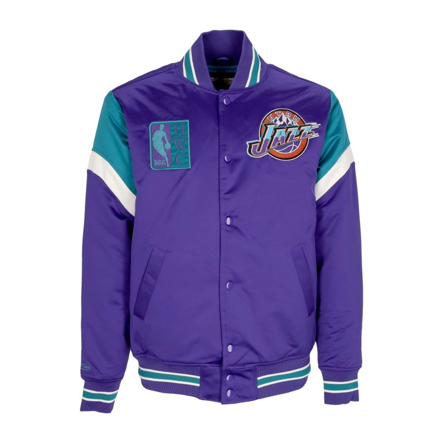 Men's Bomber Jacket NBA Heavyweight Satin Jacket Utajaz Original Team Colors