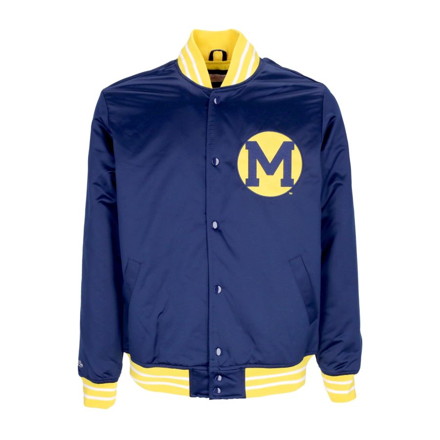 Men's Bomber Jacket NCAA Heavyweight Satin Jacket Micwol Original Team Colors