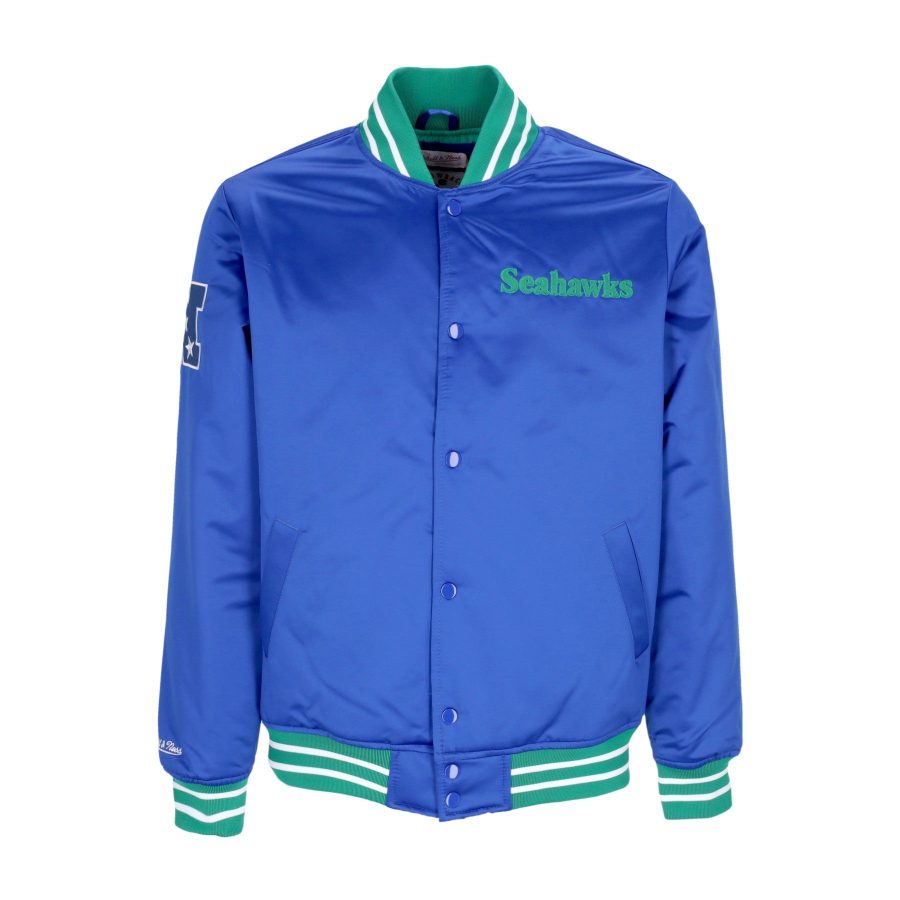 Men's Bomber Jacket NFL Heavyweight Satin Jacket Seasea Original Team Colors