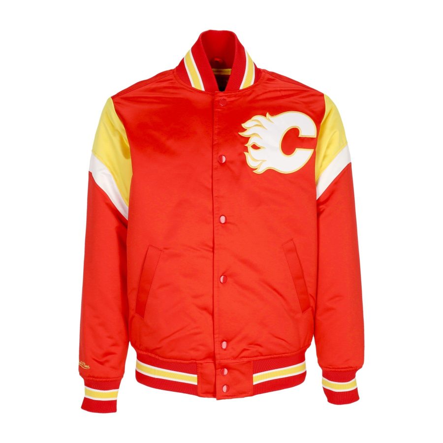 Men's Bomber Jacket NHL Heavyweight Satin Jacket Calfla