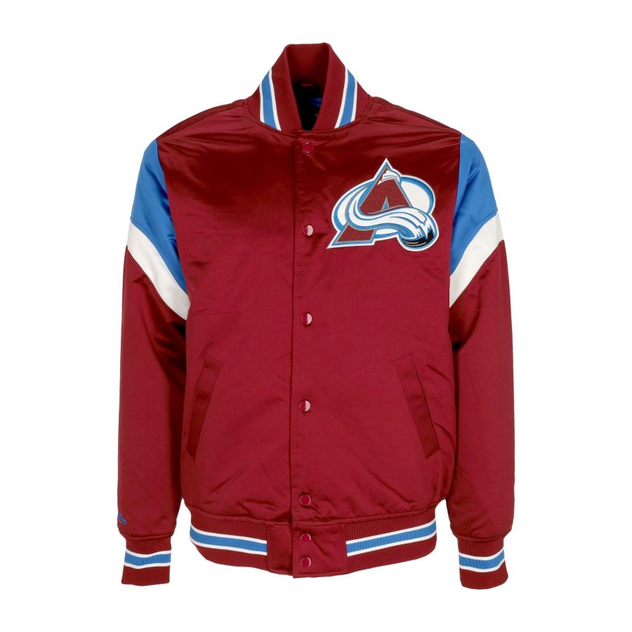 Men's Bomber Jacket NHL Heavyweight Satin Jacket Colava Original Team Colors