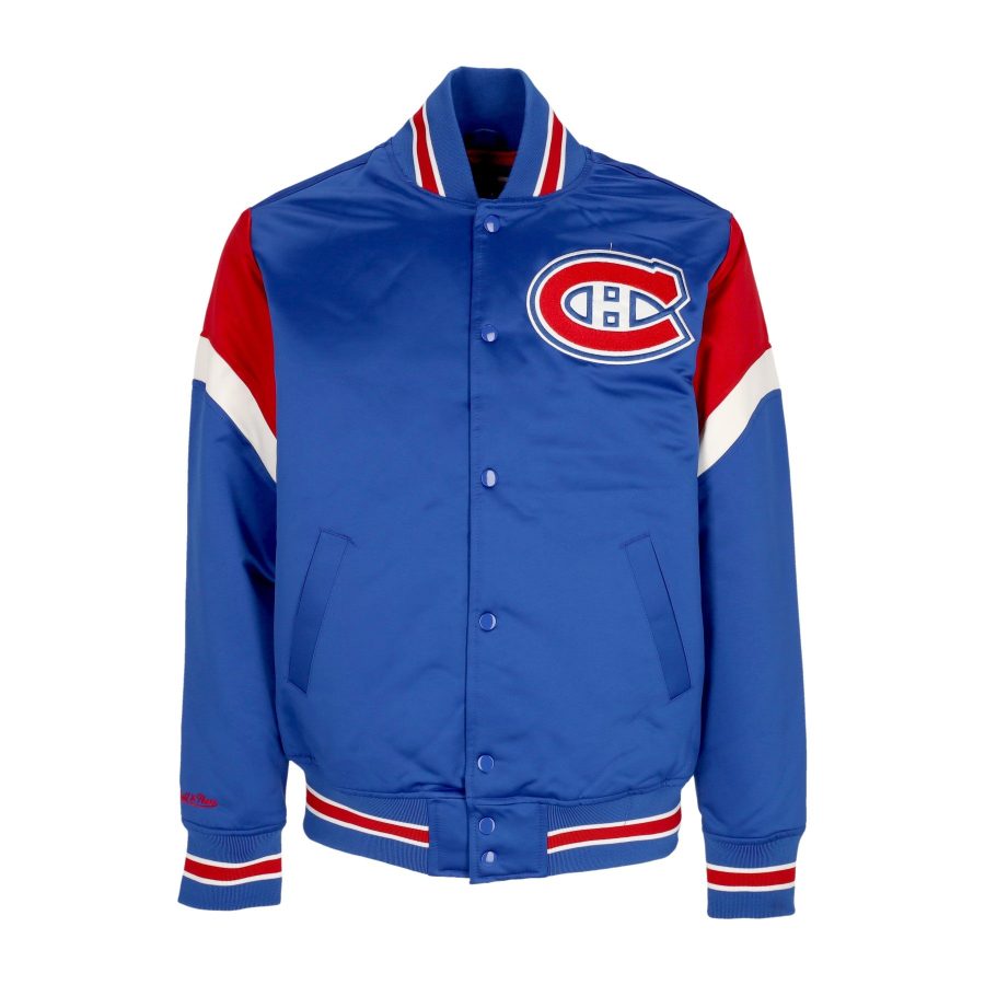 Men's Bomber Jacket NHL Heavyweight Satin Jacket Moncan