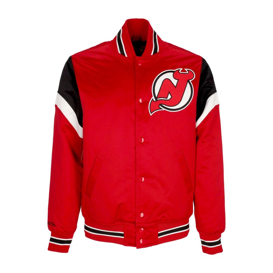 Men's Bomber Jacket NHL Heavyweight Satin Jacket Nejdev Original Team Colors