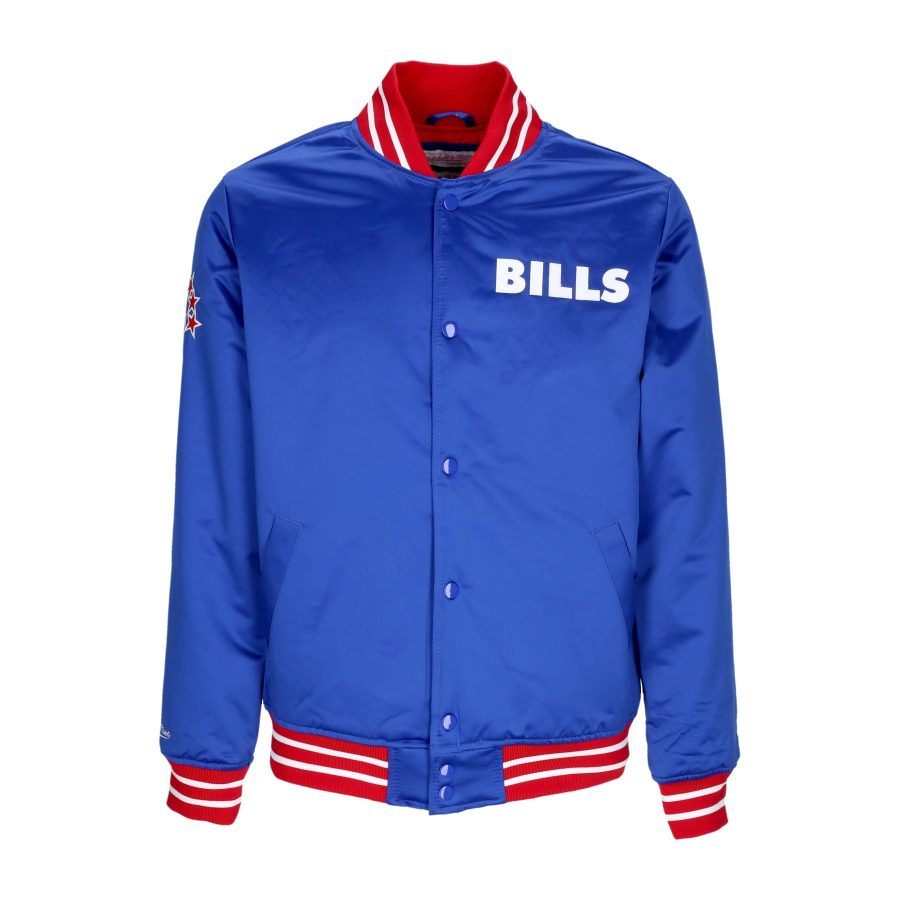 Men's Bomber Jacket Nfl Heavyweight Satin Jacket Bufbil Original Team Colors