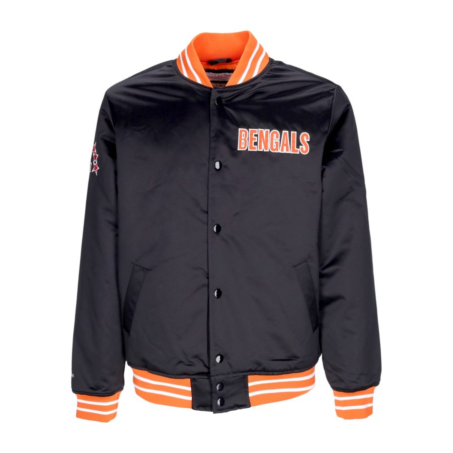 Men's Bomber Jacket Nfl Heavyweight Satin Jacket Cinben Original Team Colors