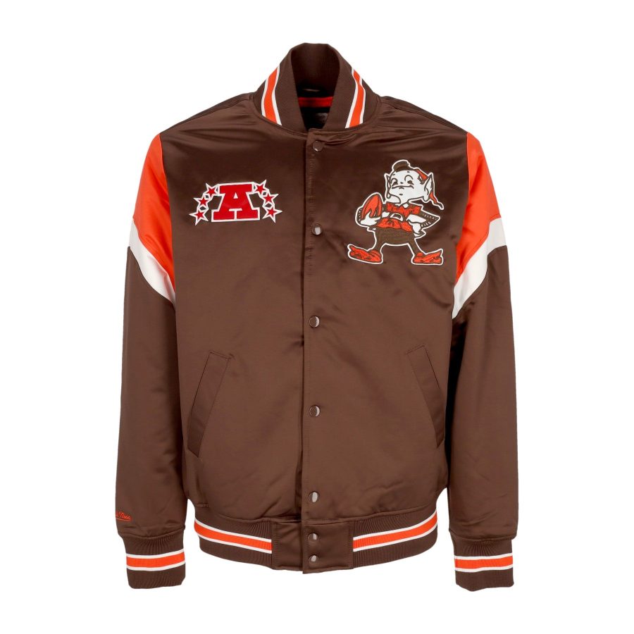 Men's Bomber Jacket Nfl Heavyweight Satin Jacket Clebro