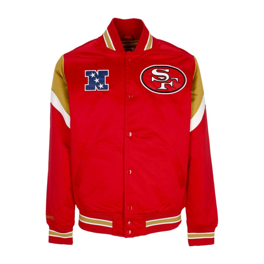 Men's Bomber Jacket Nfl Heavyweight Satin Jacket Saf49e Original Team Colors