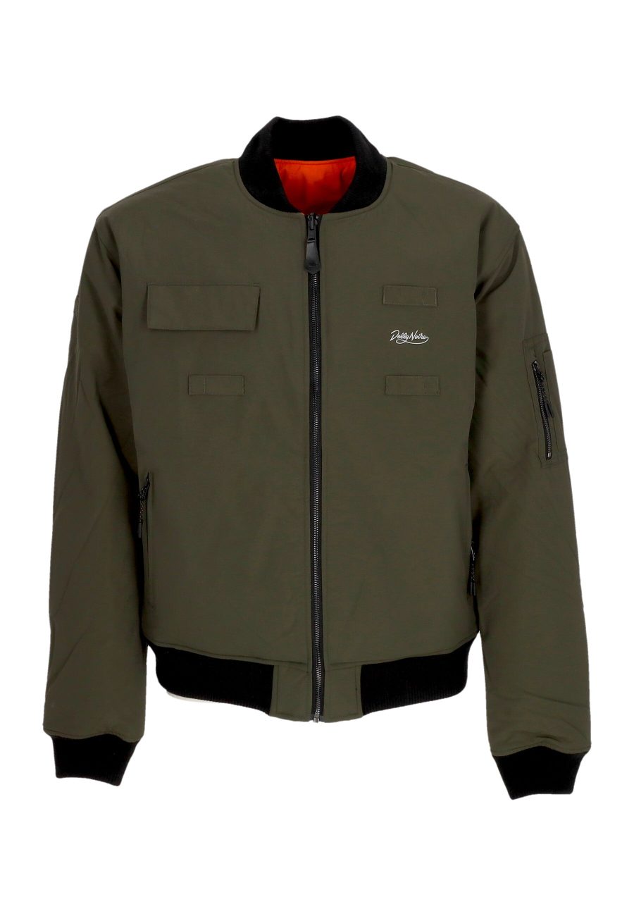 Men's Bomber Jacket Reversible Combat Bomber Black