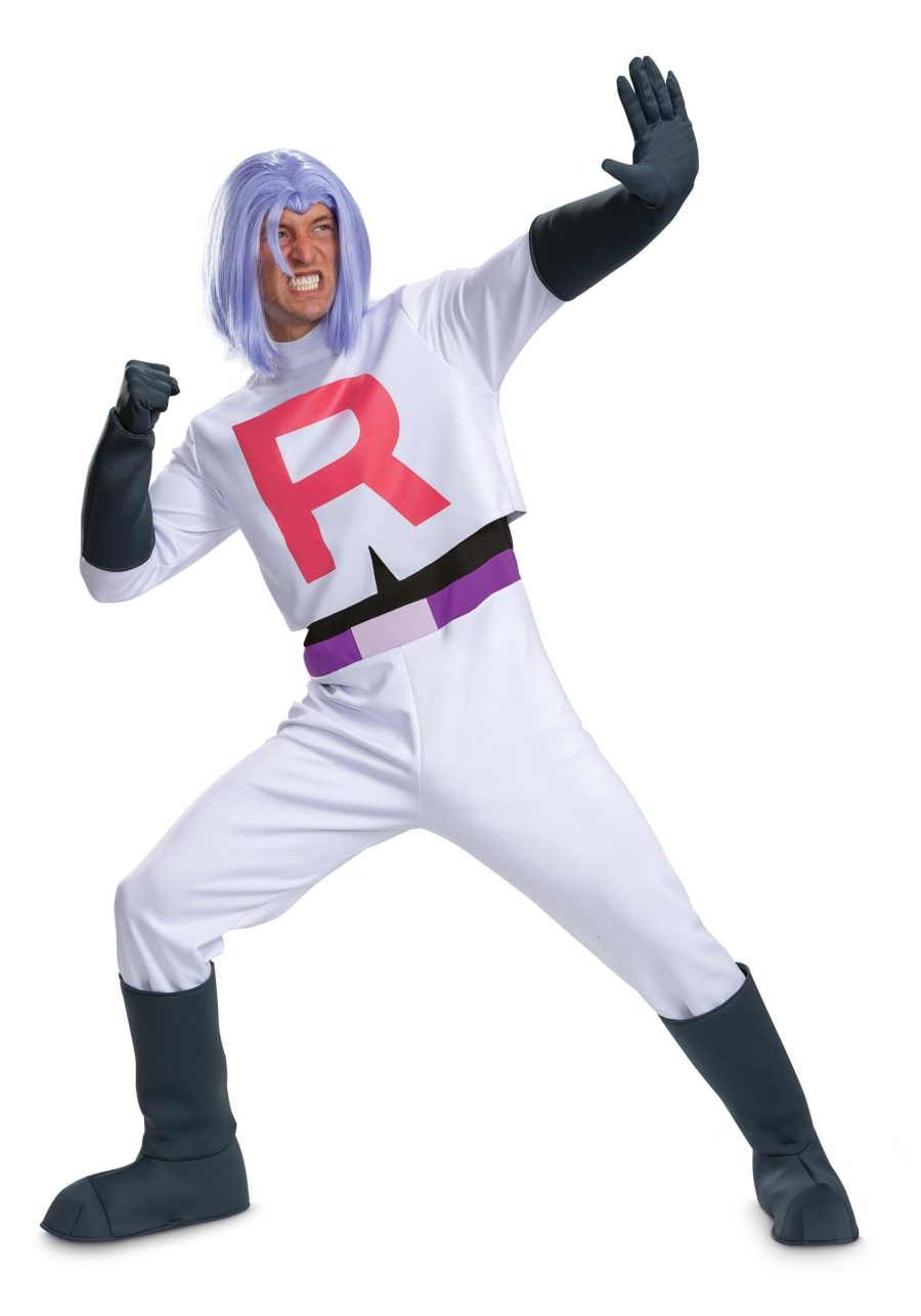 Men's Deluxe Team Rocket James Costume