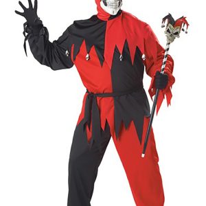 Men's Evil Jester Plus Size Costume