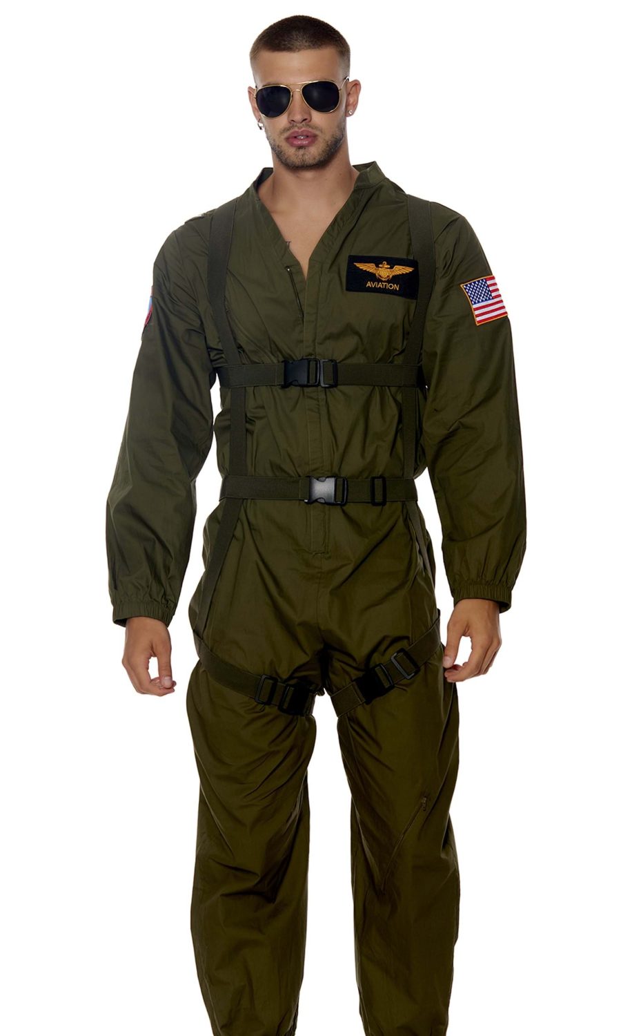 Men's Flight or Fight Movie Character Costume