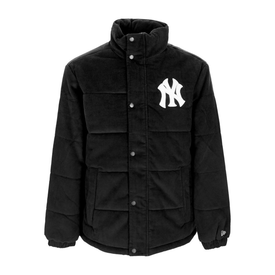 Men's Mlb Cord Puffer Jacket Neyyan Navy/white