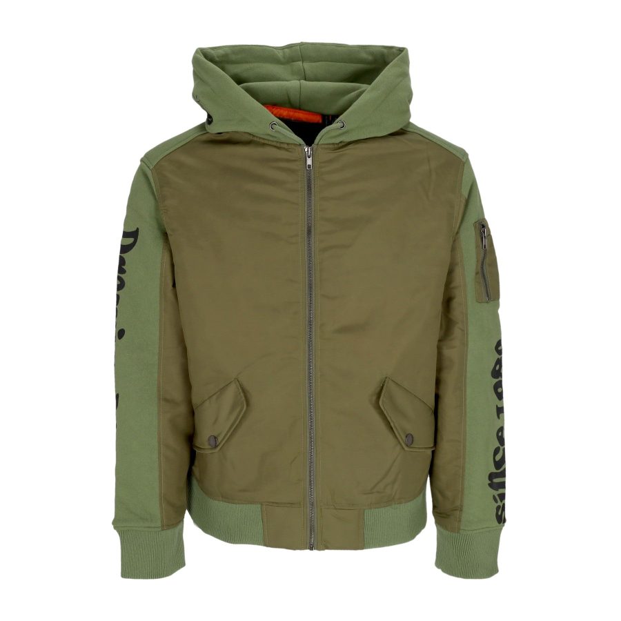 Men's Moth Bomber Jacket Olive