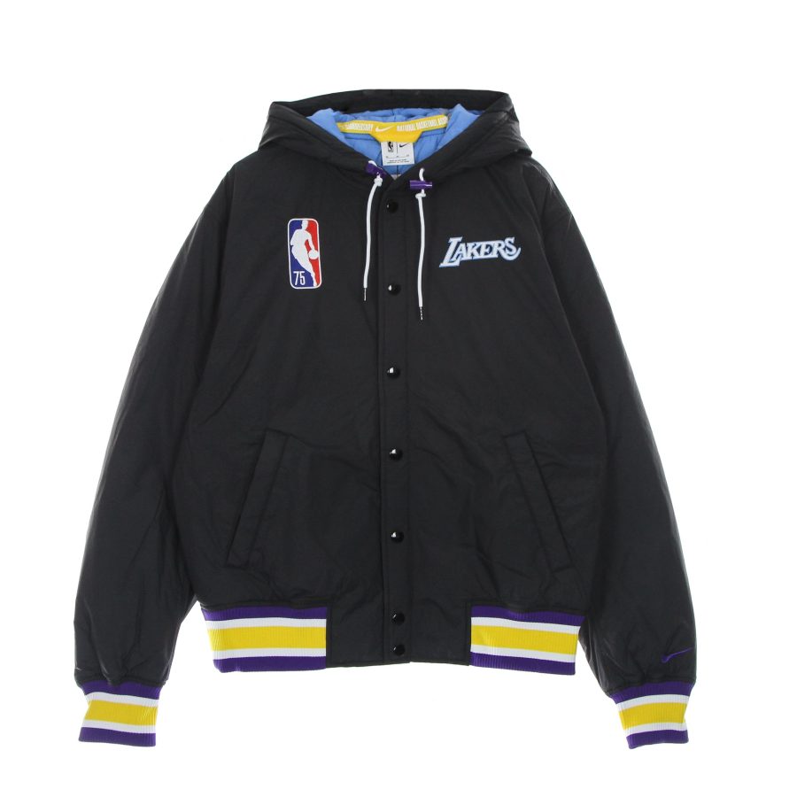 Men's NBA Courtside Full Zip Jacket Loslak Black/coast/amarillo/field Purple