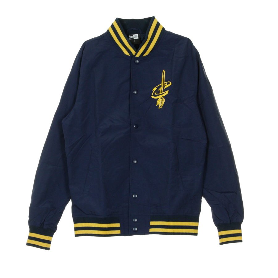 Men's NBA Team Apparel Pop Logo Varsity Clecav Navy/original Team Colors jacket