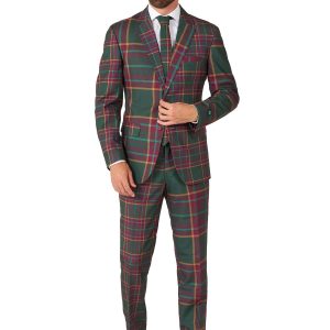 Mens Opposuits Mixed Tartan Suit