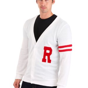 Men's Plus Size Deluxe Grease Rydell High Letterman Sweater