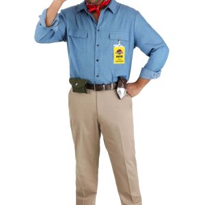 Men's Plus Size Jurassic Park Dr. Grant Costume