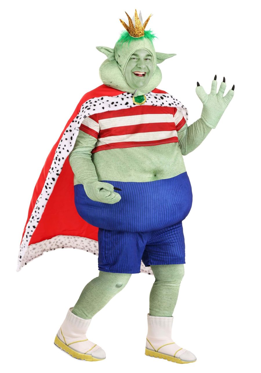 Men's Plus Size Prince Gristle Trolls Costume