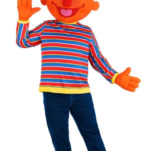 Men's Plus Size Sesame Street Ernie Mascot Costume