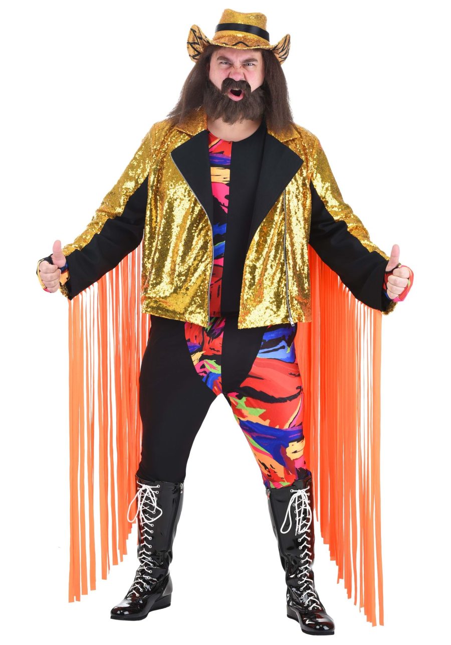 Men's Plus Size WWE Macho Man Randy Savage Costume